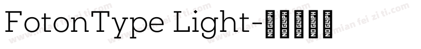 FotonType Light字体转换